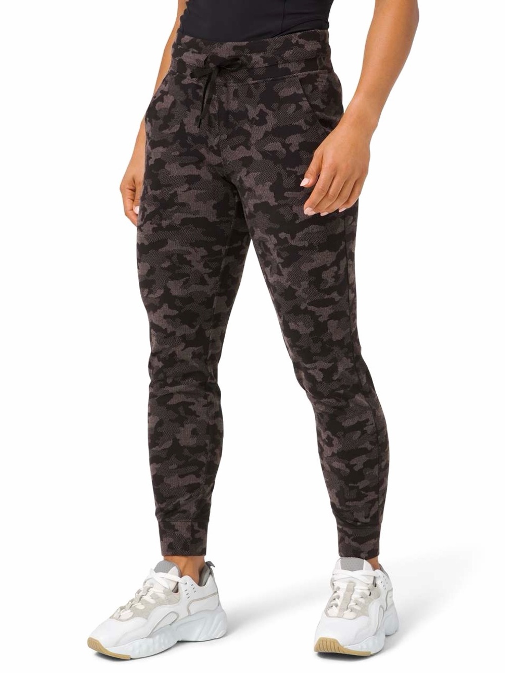 Lululemon Ready To Rulu High-Rise Jogger Pant Black & Grey Camo Rulu Sz 6